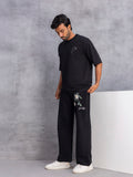 Loose Fit Embroided Cotton Pyjama