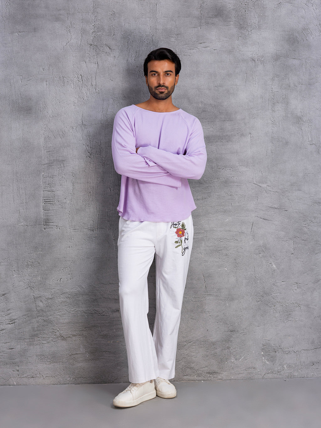 Premium Fit Embroided Cotton Pyjama