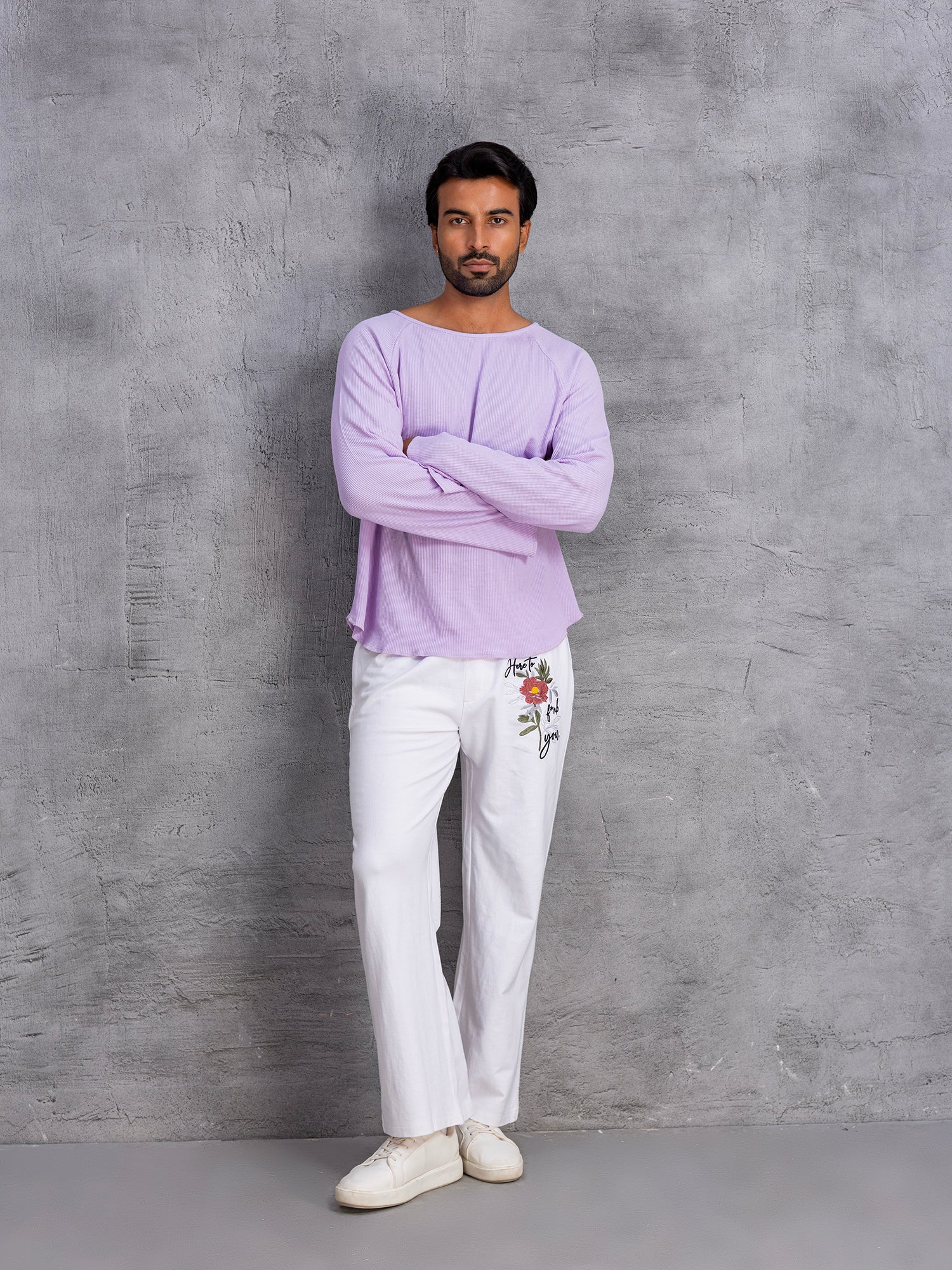 Premium Fit Embroided Cotton Pyjama
