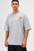 Waffle Knit Round Neck Button Tee