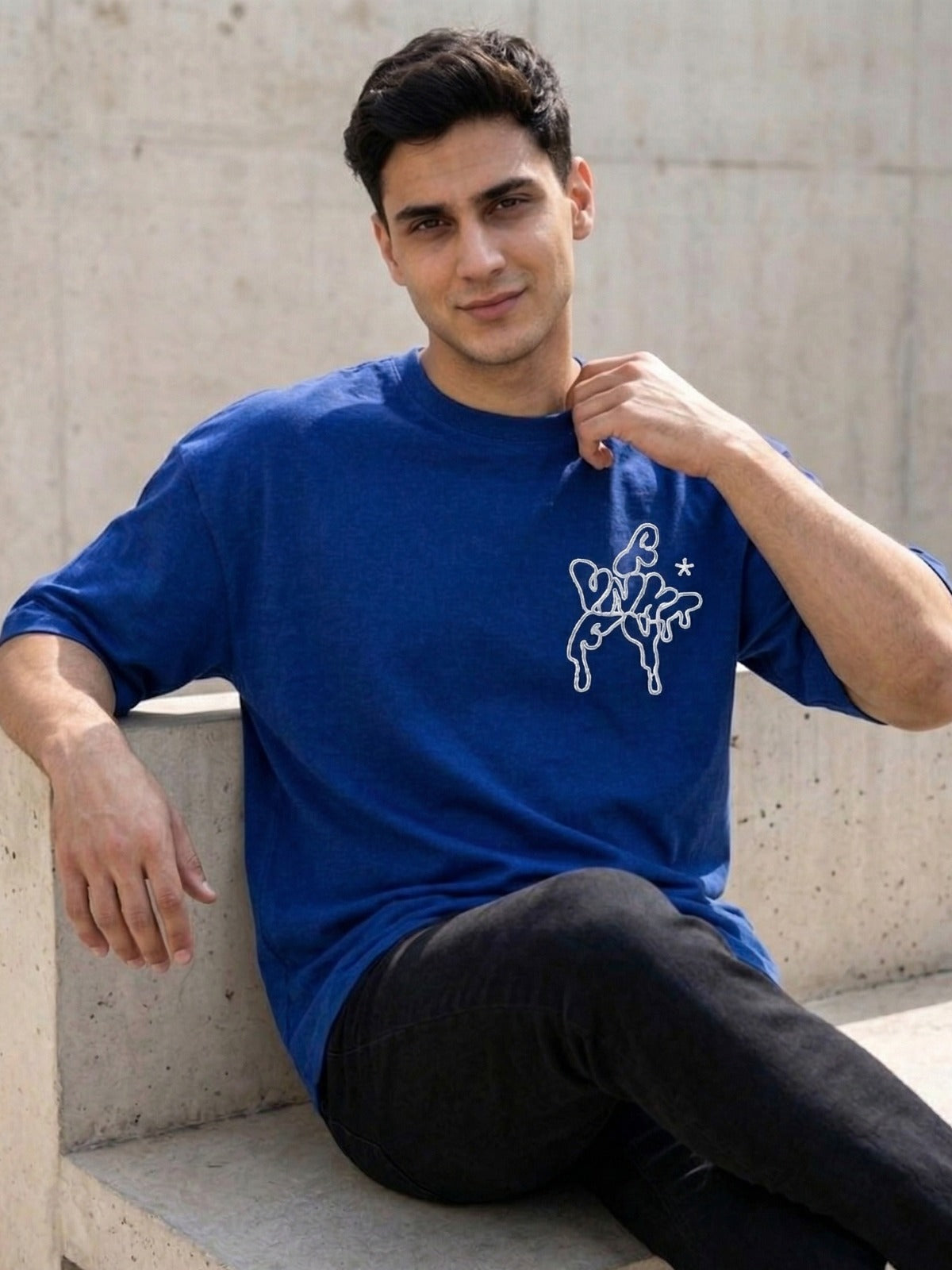 Puff Print Graphic Tee – Oversized Street Fit