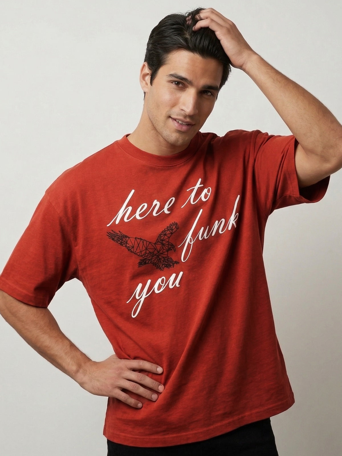 Puff Print Graphic Tee – Oversized Street Fit