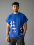 Blue Oversized Washed T-Shirt