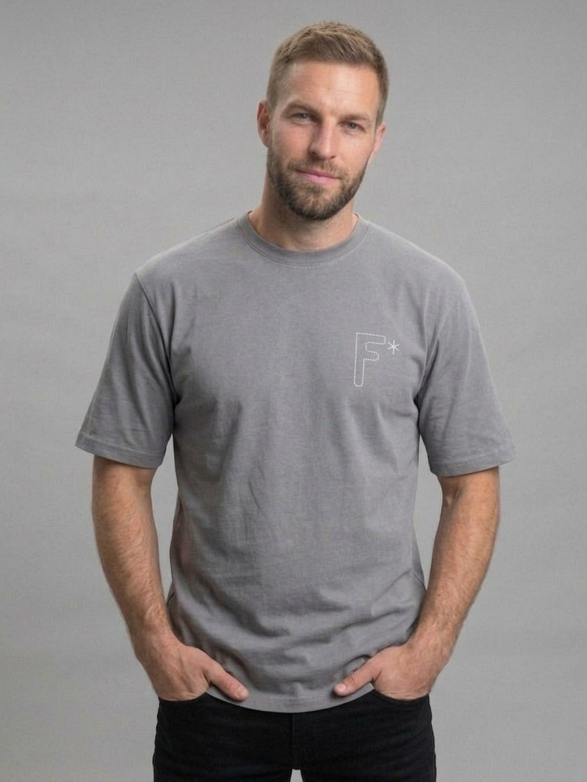 Minimal Embroidered Oversized Tee
