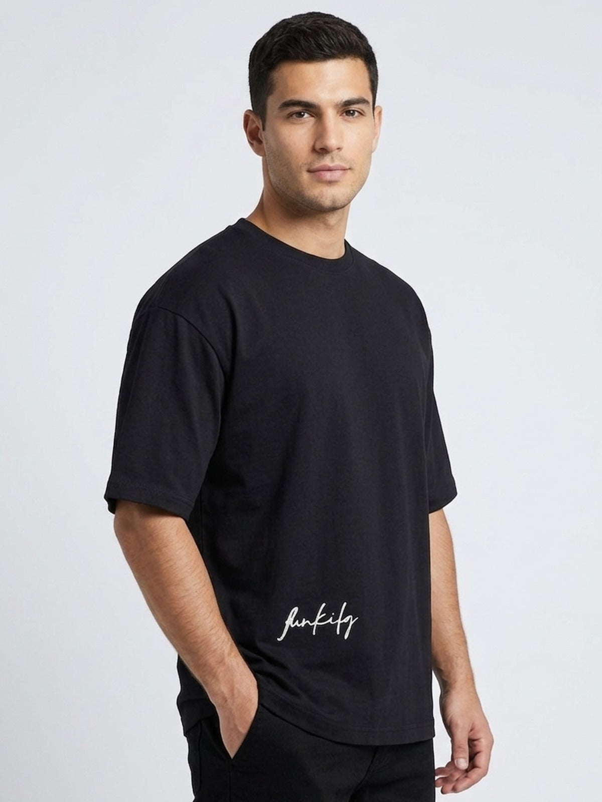 Puff Print Graphic Tee – Oversized Street Fit