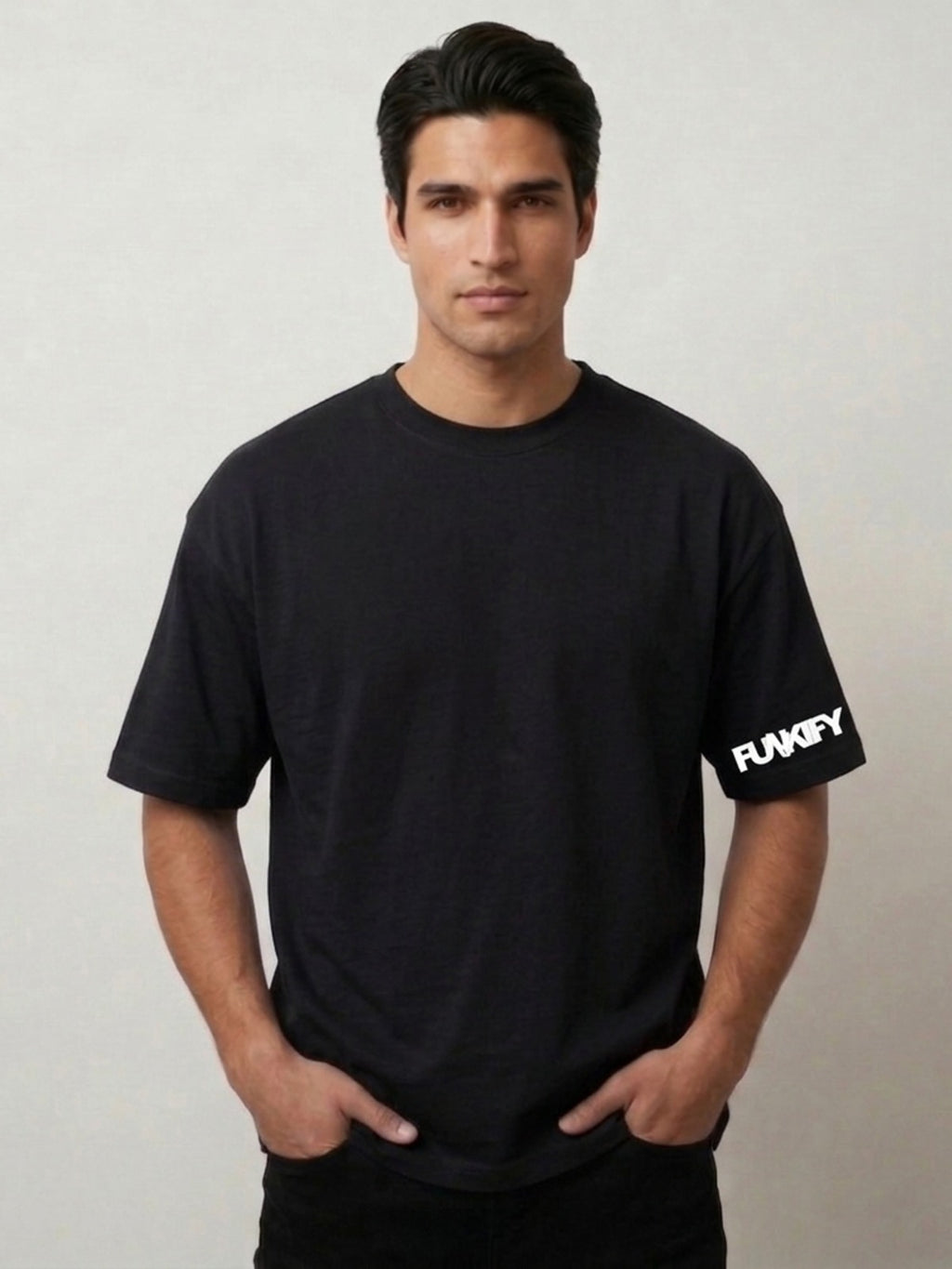 Puff Print Graphic Tee – Oversized Street Fit