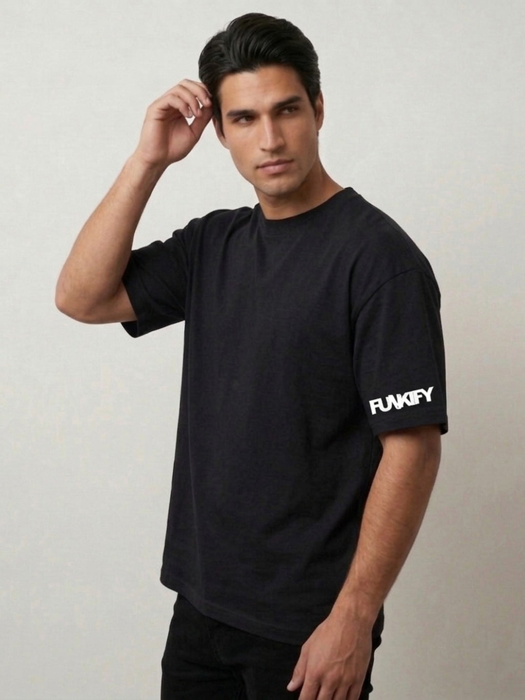 Puff Print Graphic Tee – Oversized Street Fit