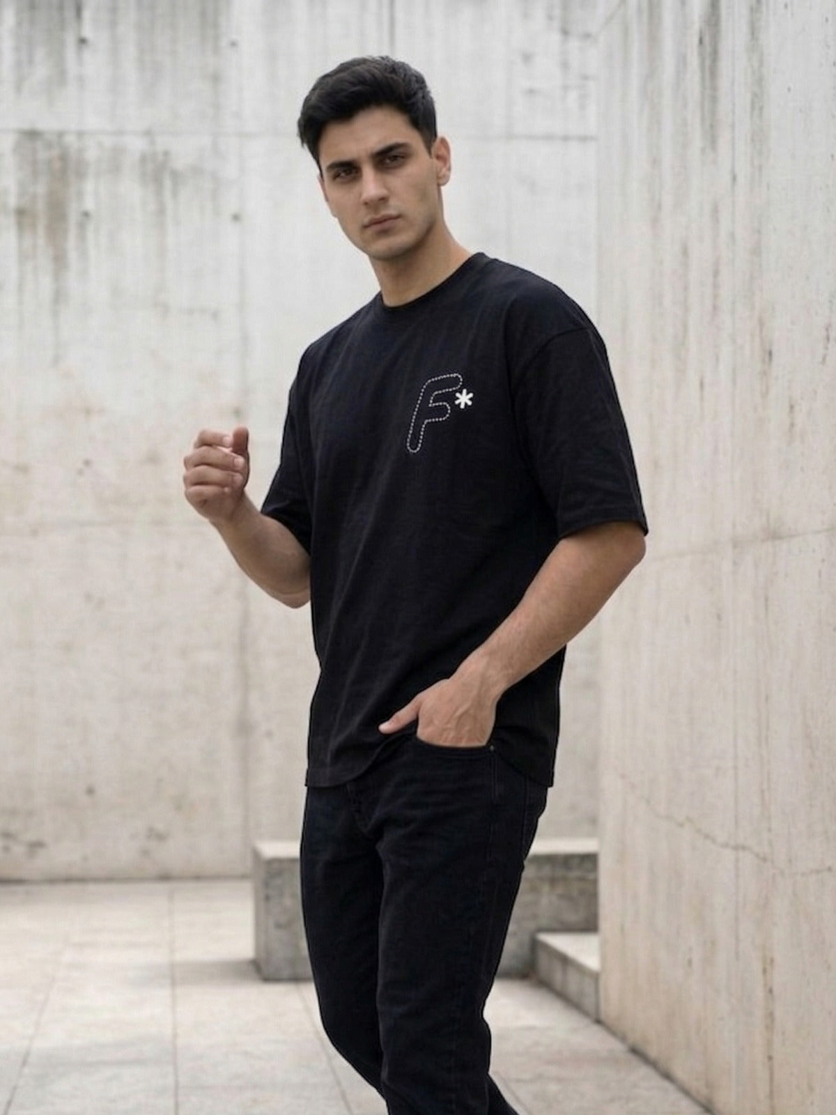 Puff Print Graphic Tee – Oversized Street Fit