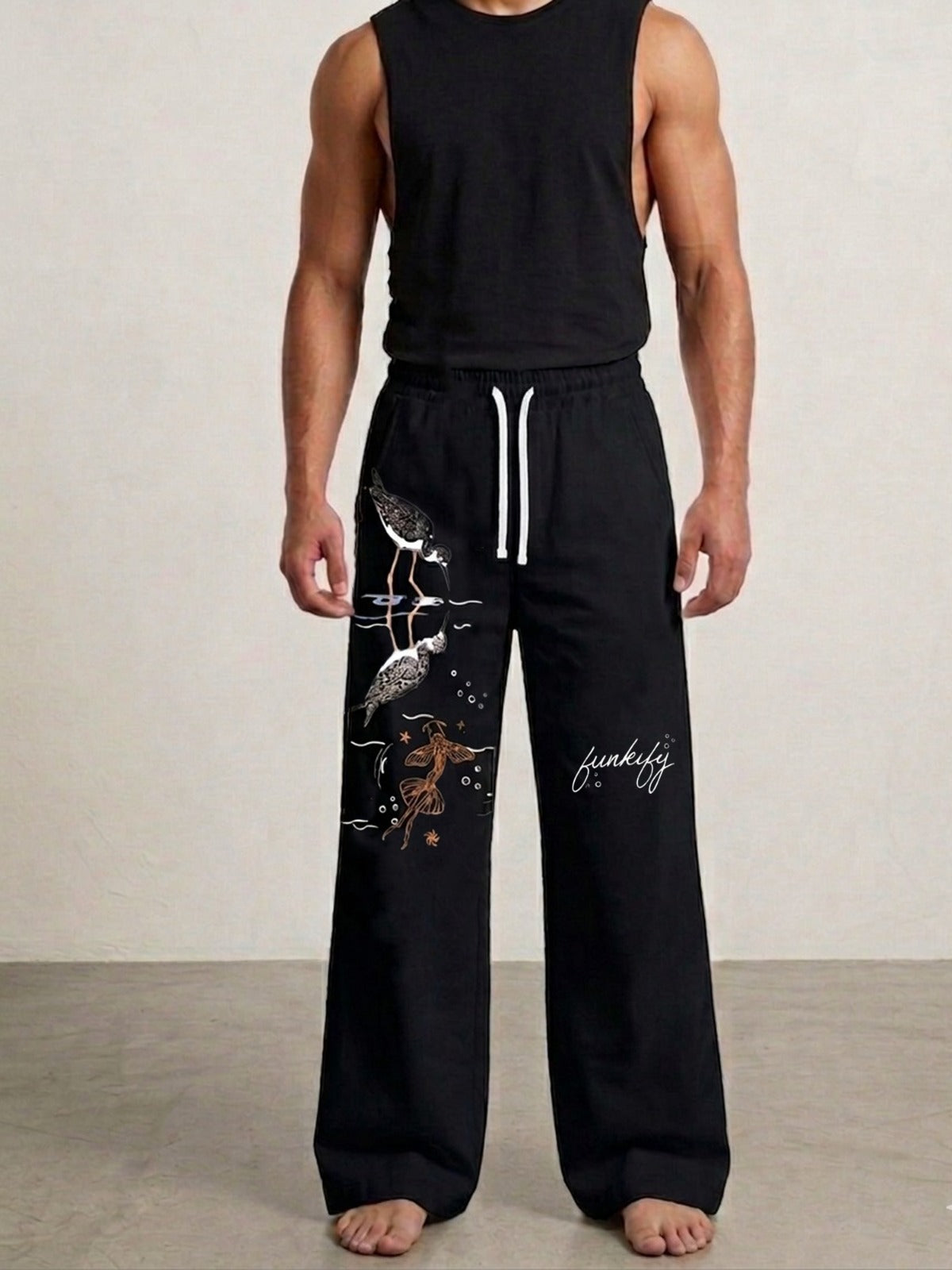 Oversized Terry Cotton Embroidered Pajama