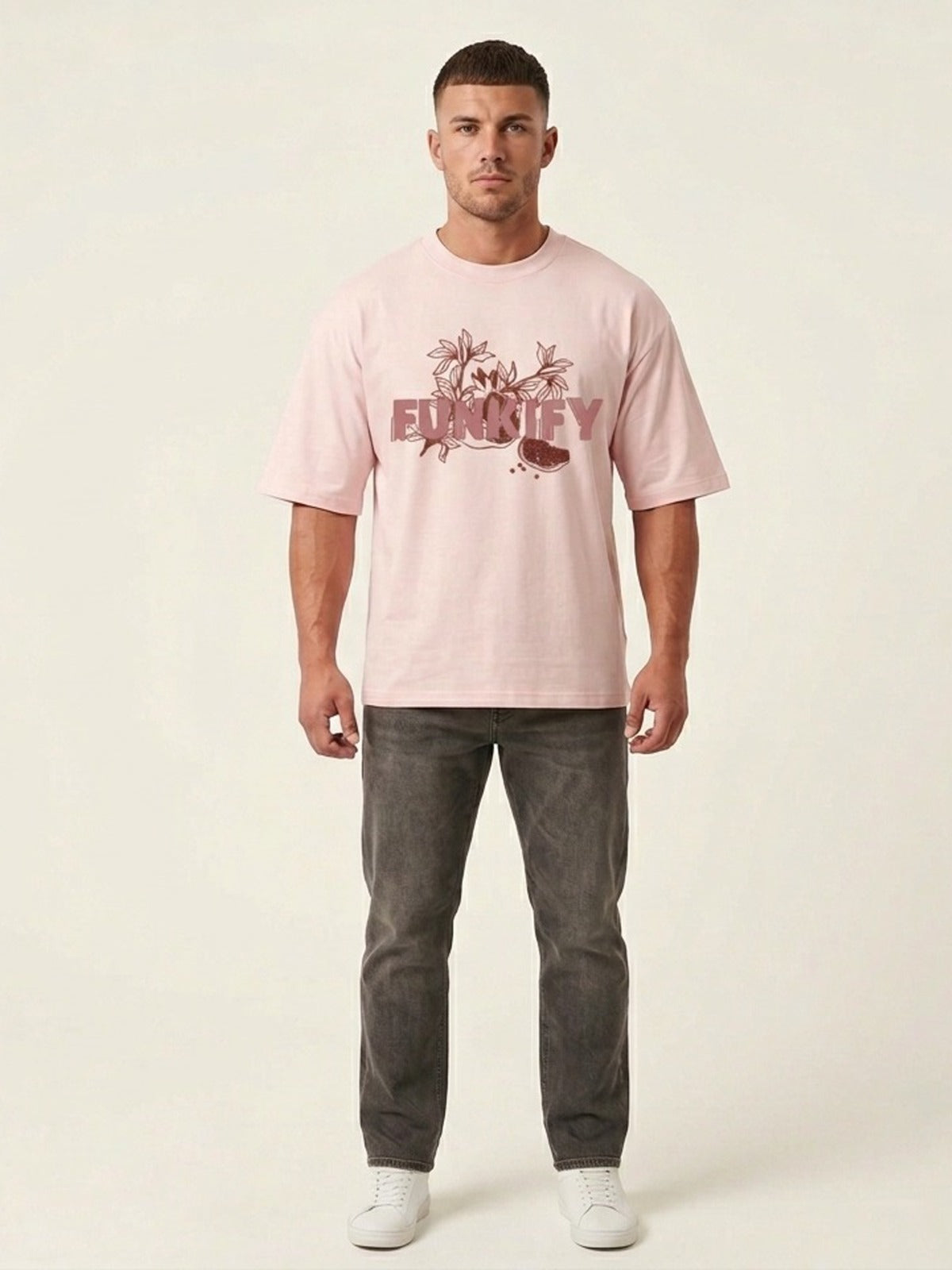 Puff Print Graphic Tee – Oversized Street Fit