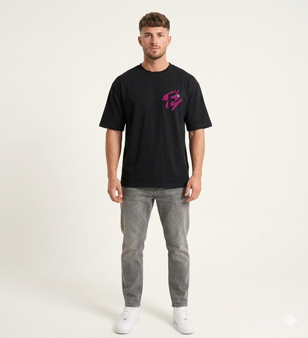Printed Graphic Tee – Oversized Casual Fit