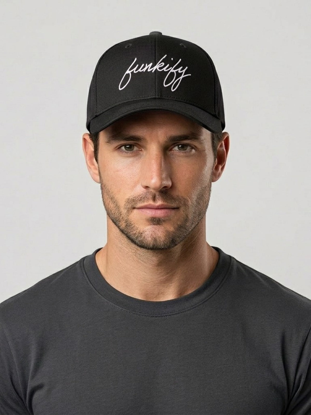Unisex Cotton Adjustable Sports Cap-blk