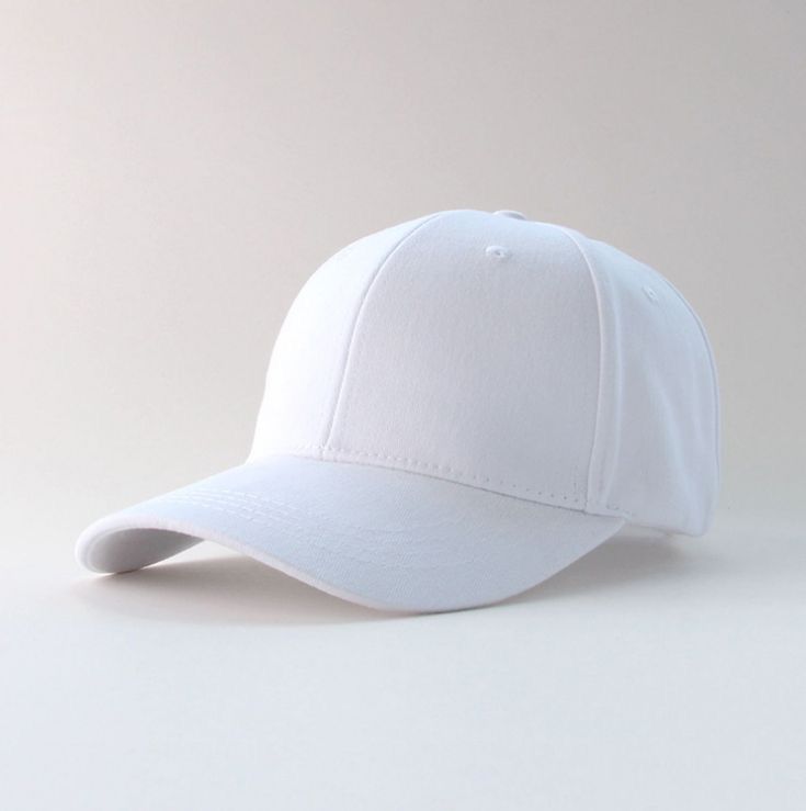 Funkify Solid White Cotton Cap