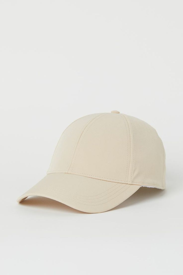 Funkify Solid Off White Cotton Cap