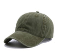 Funkify Washed Denim Cotton Cap – Vintage Style Adjustable Cap