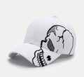Funkify Washed Cotton Cap with Embroidery & Print – Adjustable Casual Cap