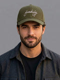 Unisex Cotton Adjustable Sports Cap-olv