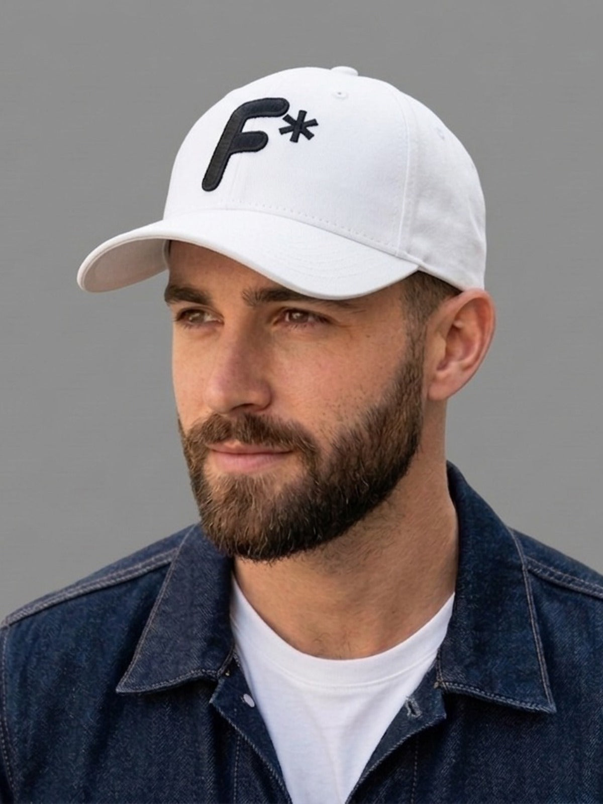 Funkify White Baseball Cap