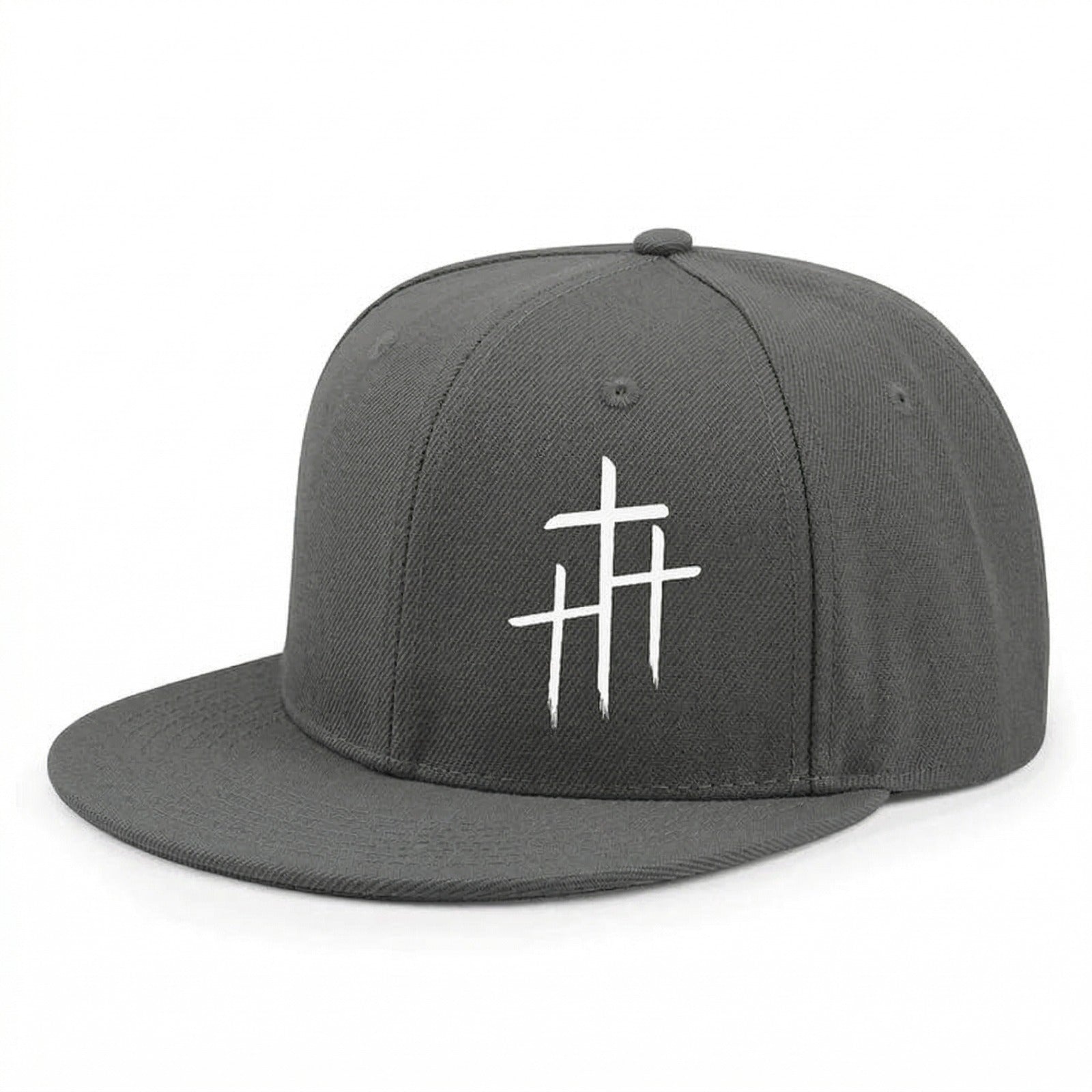 Flat Brim Snapback Cap