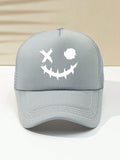 Funkify Washed Cotton Printed Cap – Adjustable Casual Cap