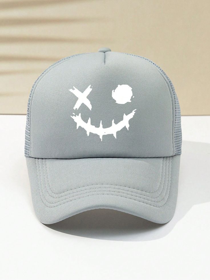 Funkify Washed Cotton Printed Cap – Adjustable Casual Cap