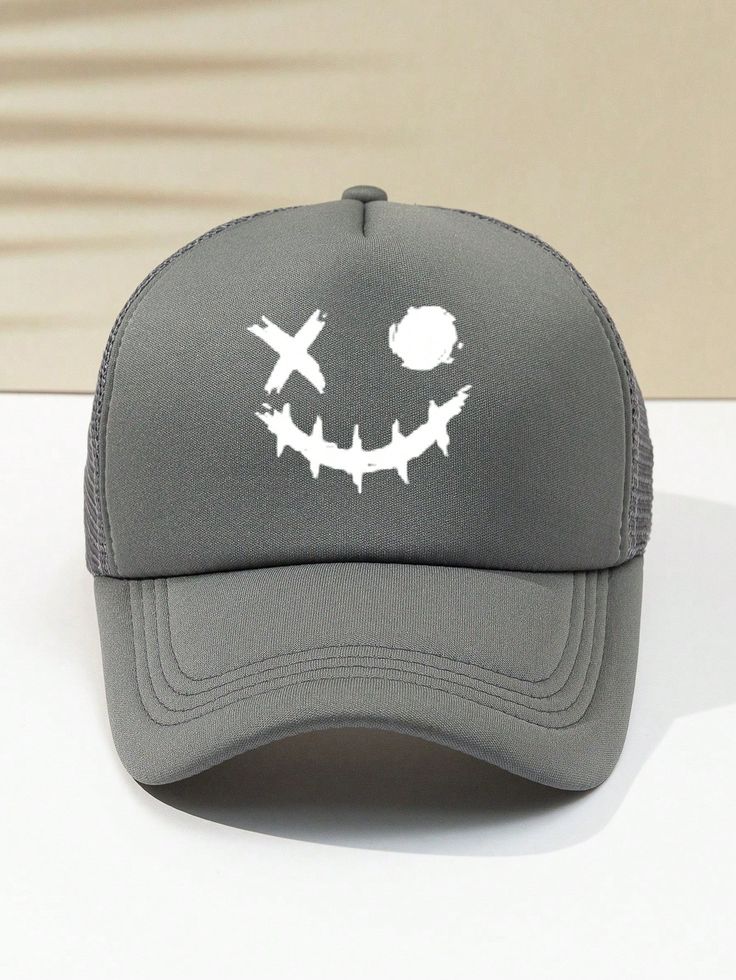 Funkify Washed Cotton Printed Cap – Adjustable Casual Cap