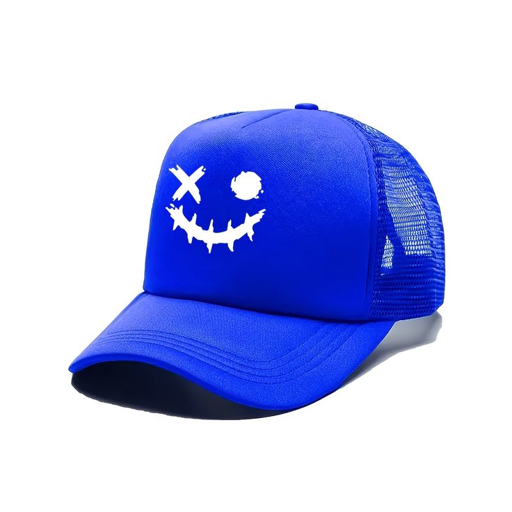 Funkify Washed Cotton Printed Cap – Adjustable Casual Cap
