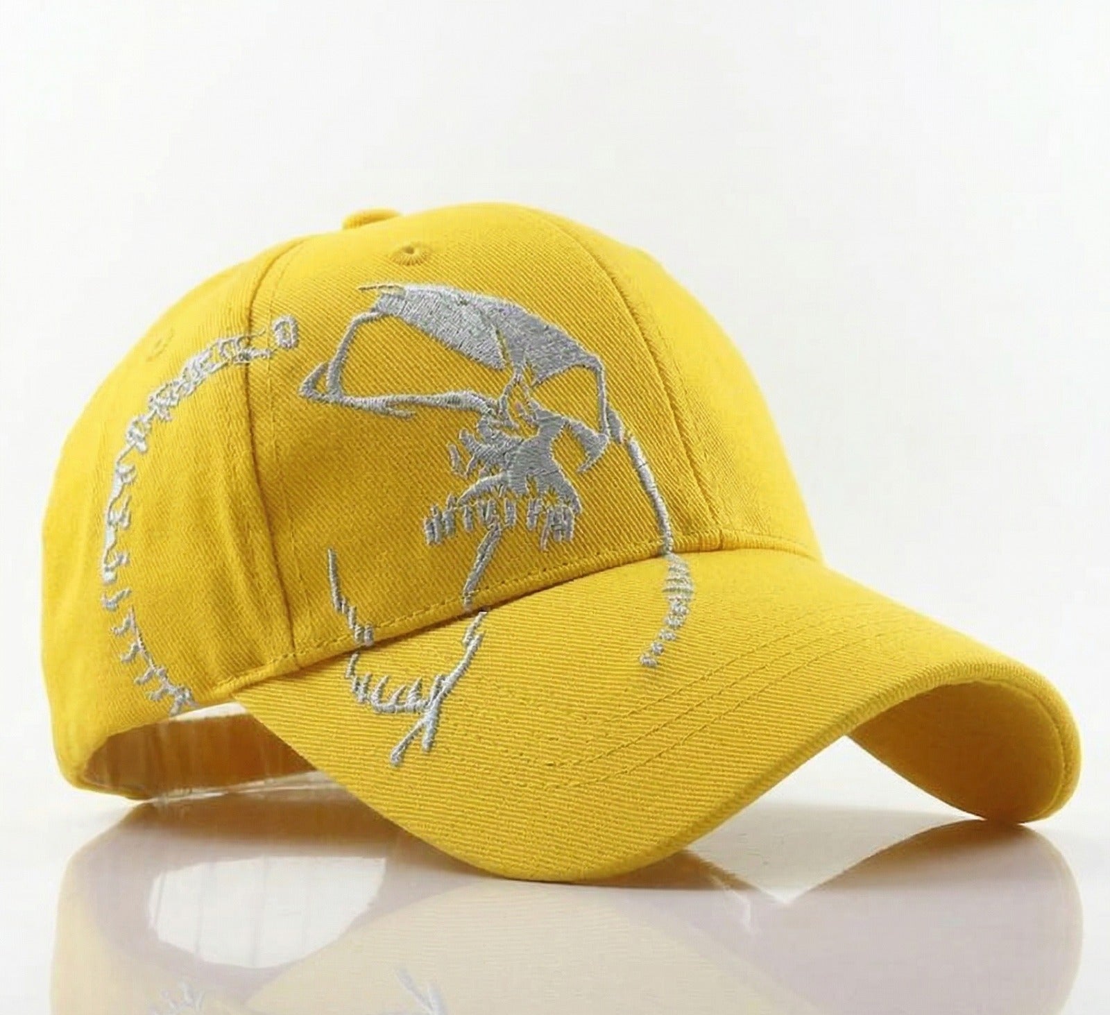 Funkify Washed Cotton Printed Cap – Adjustable Casual Cap