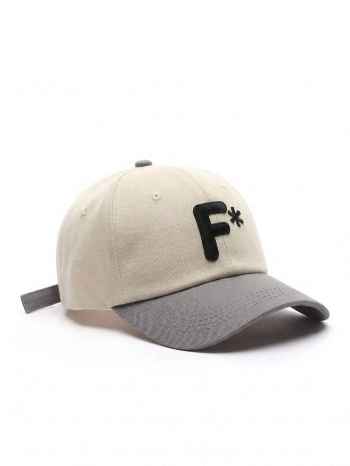 Funkify Washed Cotton Cap with F Logo Print – Casual Cap*