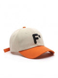 Funkify Washed Cotton Cap with F Logo Print – Casual Cap*