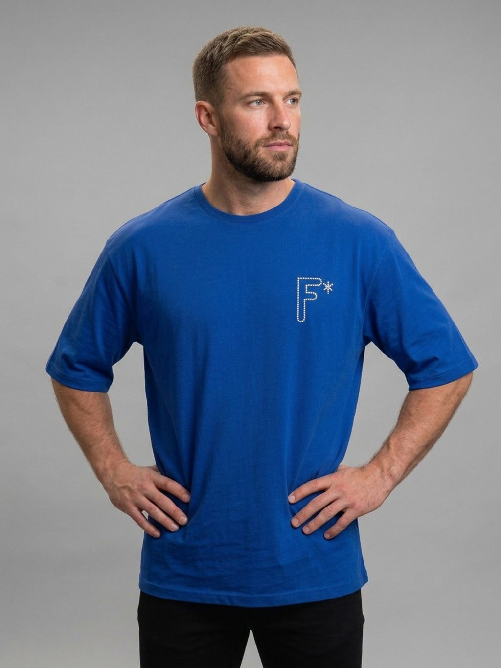 Minimal Embroidered Oversized Tee