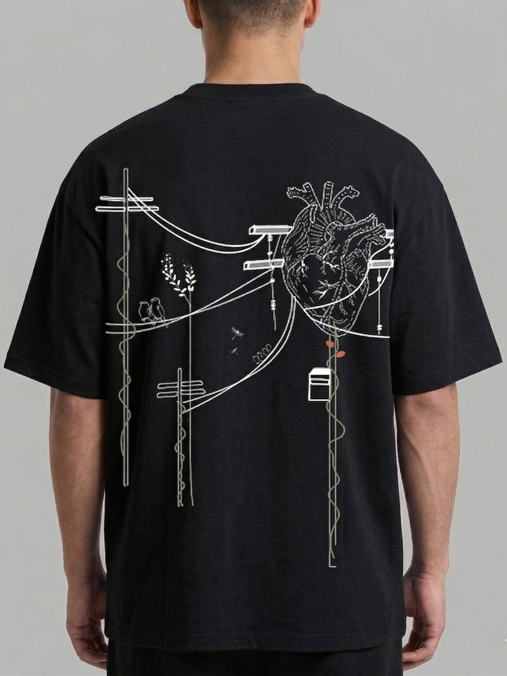 Puff Print Graphic Tee – Oversized Street Fit