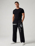 Oversized Terry Cotton Embroidered Pajama